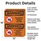 Signmission No Alcoholic Beverages Bilingual, 12 in W x Rectangle, Aluminum OS-2PACK-WS-A-1218-L-12696 - alternate 6